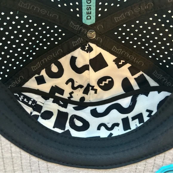 Melin Coronado Splash Hydro Neon Blue Flamingo Snapback Hat Good Vibes 56-60cm - Picture 11 of 15